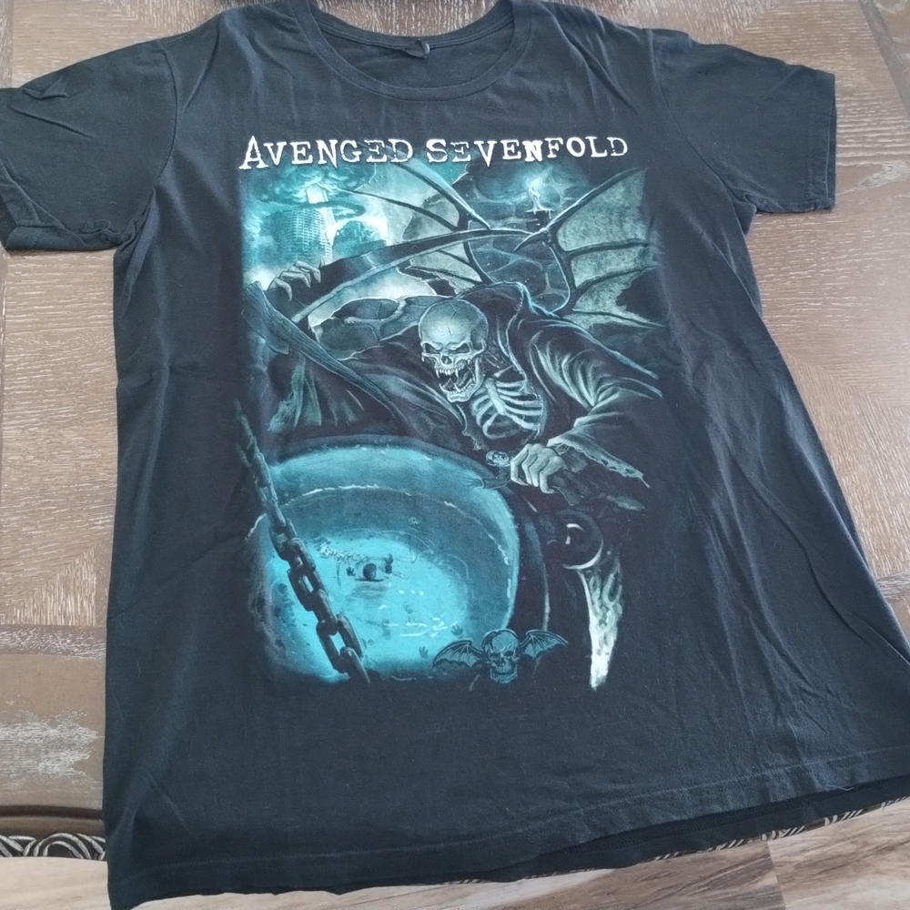 Avenged Sevenfold Black Graphic T-Shirt